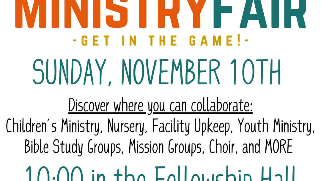 Ministry Fair